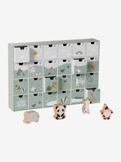 Dekoration & Bettwäsche-Kinder Adventskalender mit Spielzeug aus Holz FSC®