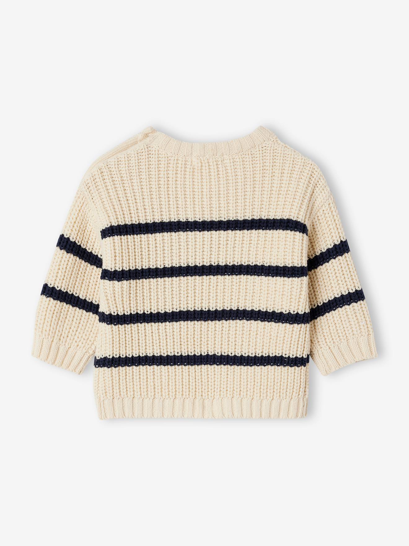 Thumbnail - Baby Strickpullover creme/