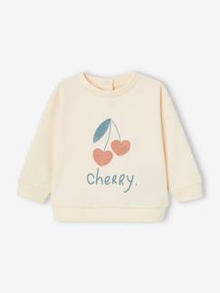 Babymode-Baby Sweatshirt mit Druckknopfverschluss hinten Basic