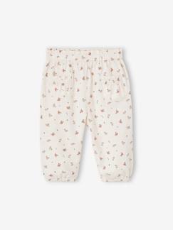 Babymode-Mädchen Baby Cordhose mit Blumen