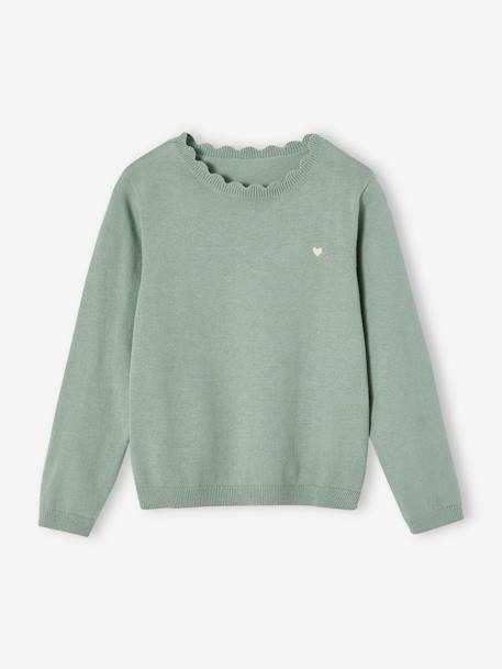 Personalisierbarer Mädchen Pullover BASIC Oeko-Tex bonbon rosa+graugrün+marine+senfgelb 6