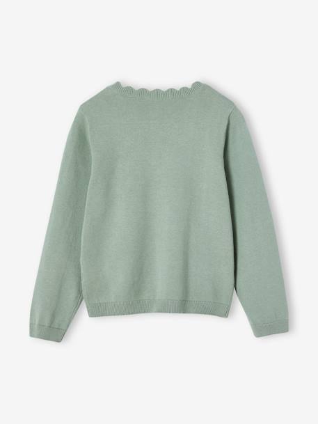 Personalisierbarer Mädchen Pullover BASIC Oeko-Tex bonbon rosa+graugrün+marine+senfgelb 7