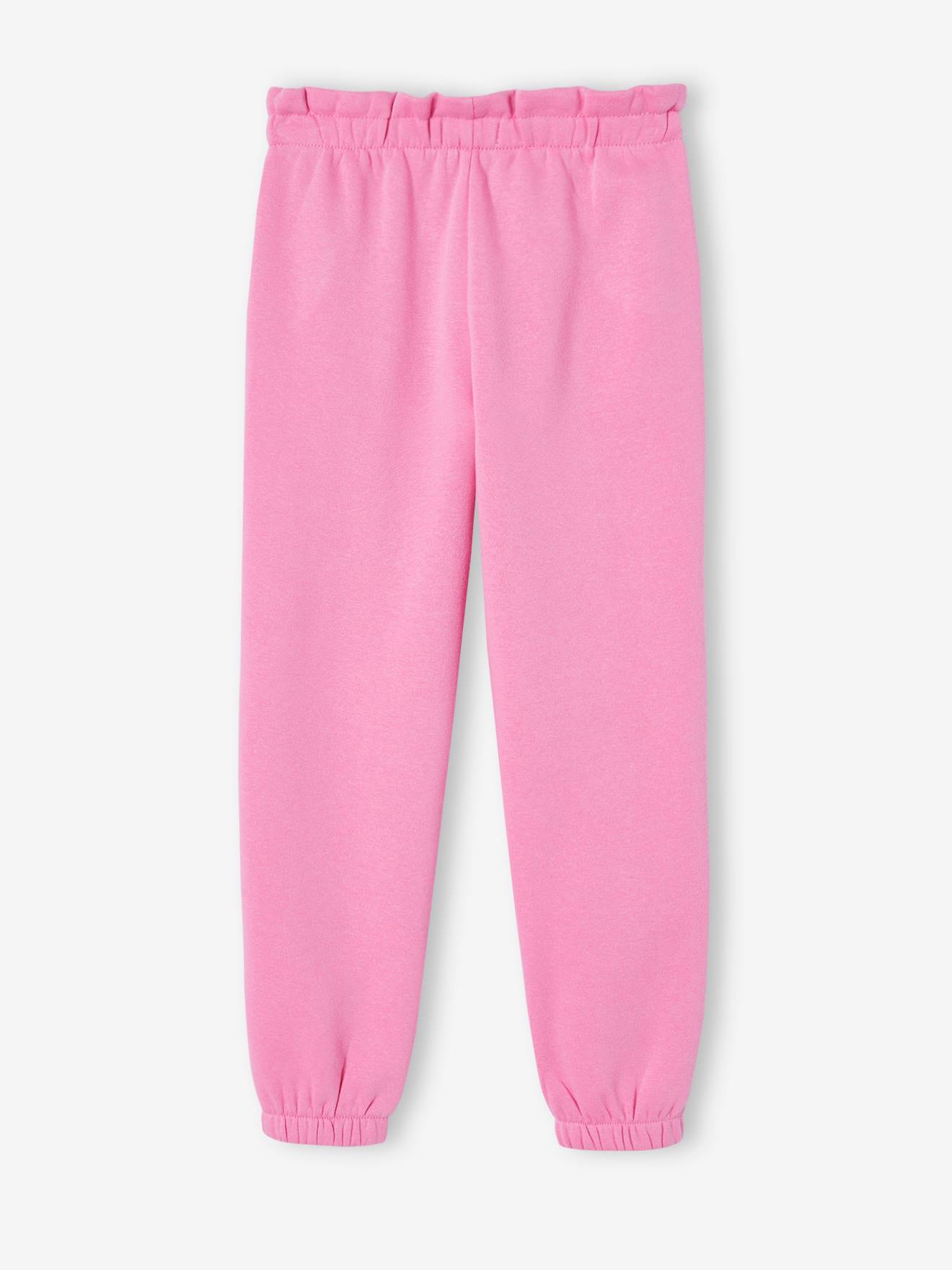 Thumbnail - Mädchen Jogginghose mit Paperbag-Bund bonbon