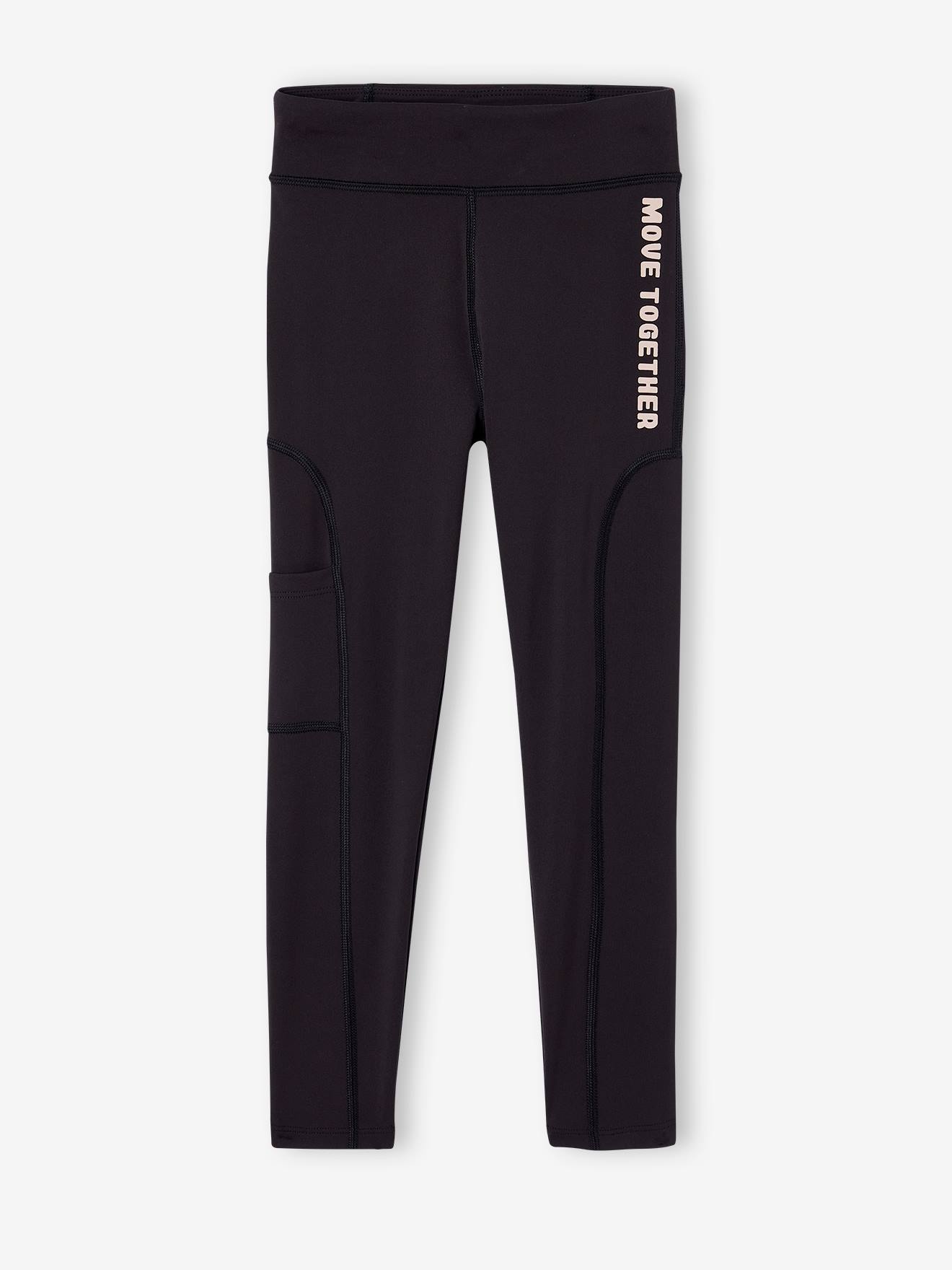 Mädchen Sportleggings mit Tasche hinten