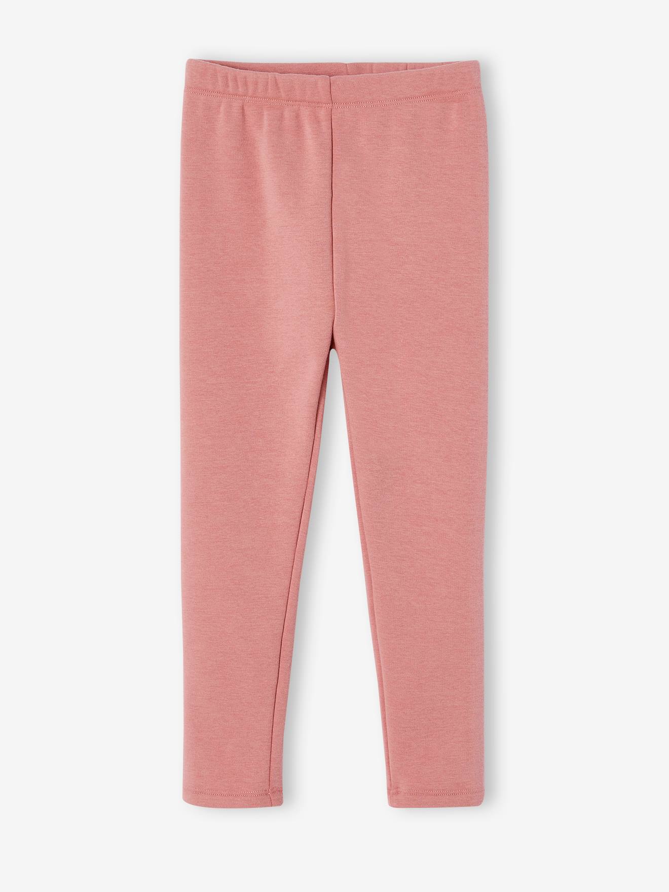 Mädchen Thermo-Leggings mit Fleecefutter blush