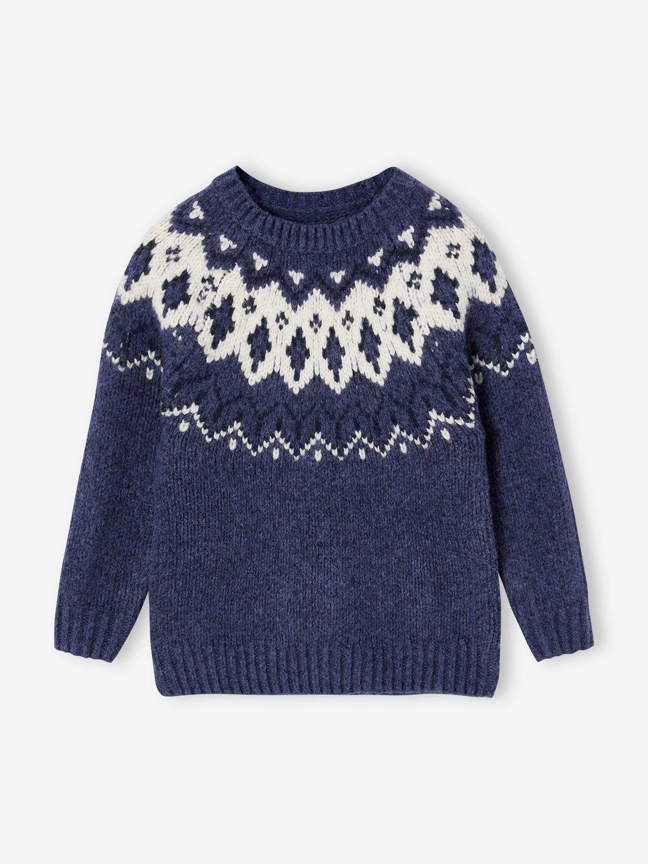 Thumbnail - Jungen Jacquard-Pullover