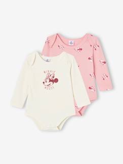 Babymode-Bodys-2er-Pack Baby Langarmbodys Disney MINNIE MAUS