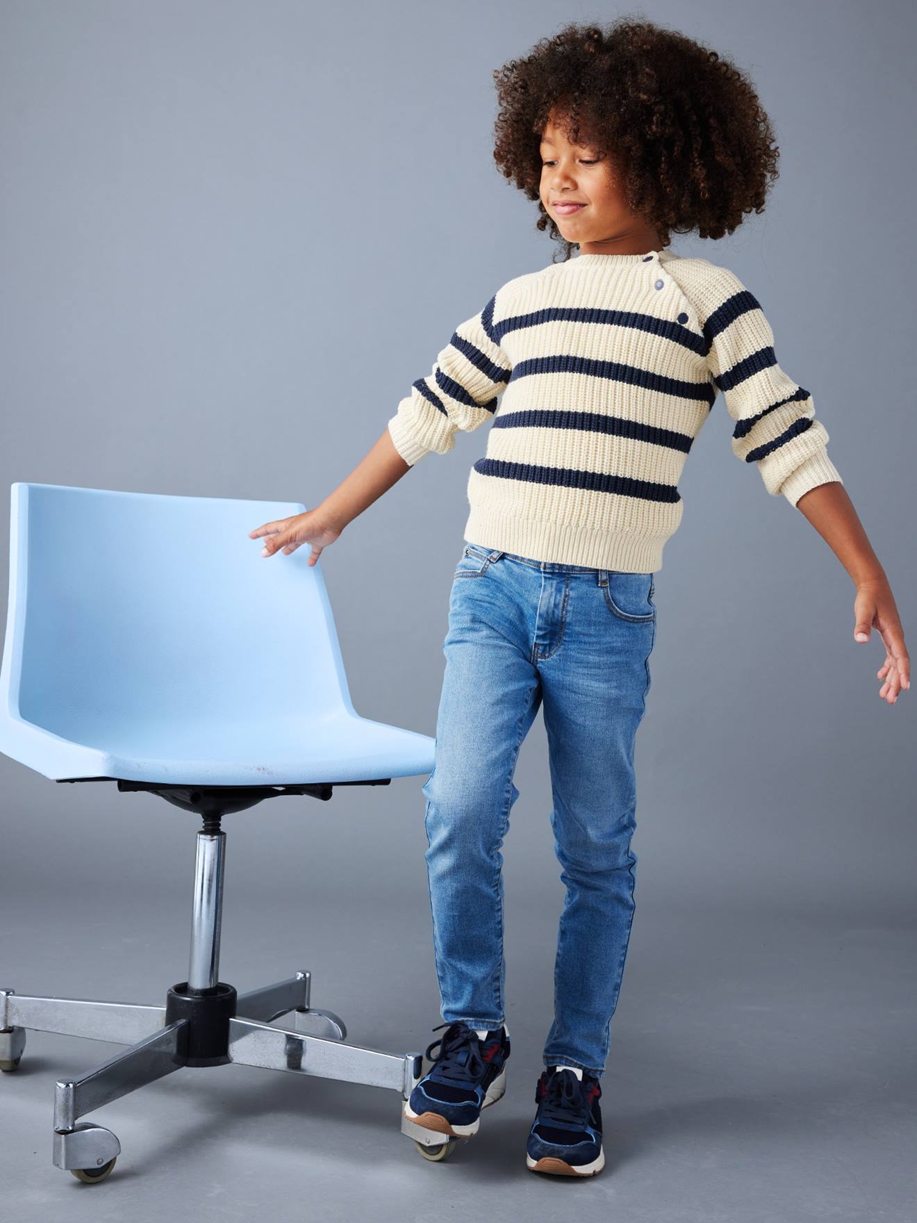 Jungen Slim-Fit-Jeans Hüftweite SLIM Bundweite verstellbar