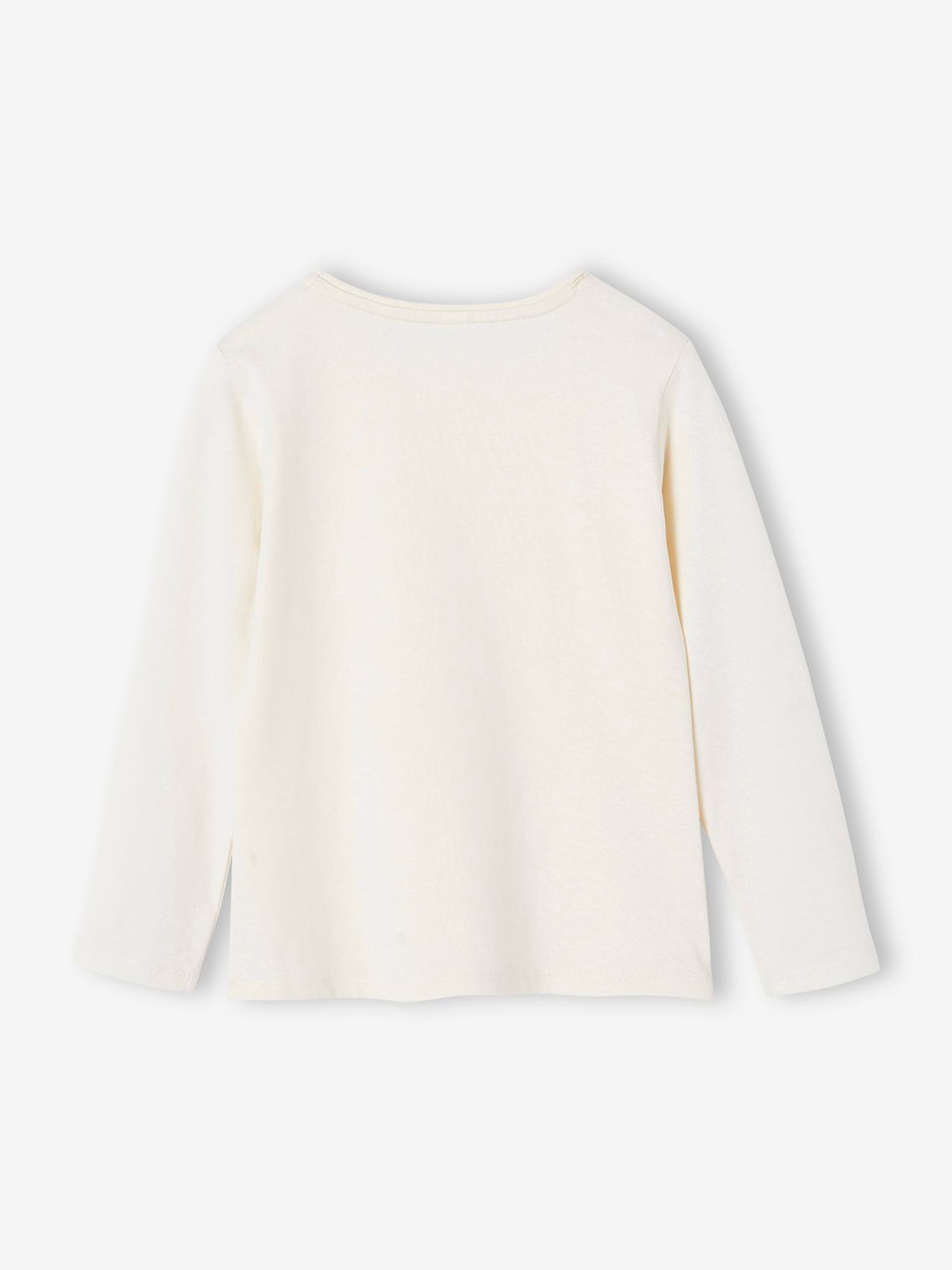 Thumbnail - Mädchen Shirt mit Glitzerherz und Recycling-Baumwolle BASIC