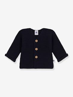 Babymode-Pullover, Strickjacken & Sweatshirts-Baby Strickjacke PETIT BATEAU, Bio-Baumwolle