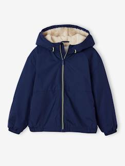 Jungenkleidung-Jacken & Mäntel-Jungen Anorak mit Teddyfleece-Futter