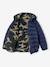 Jungen Wende-Steppjacke mit Teddyfleece, Recycling-Polyester-Wattierung marine+tannengrün 7