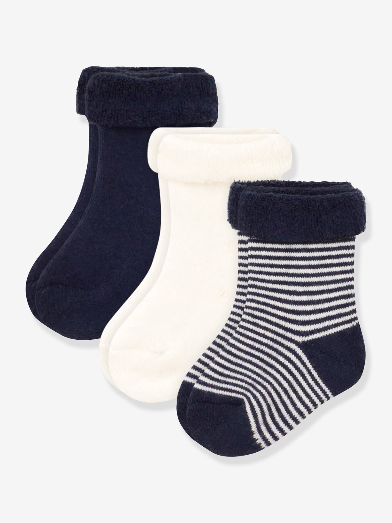 3er-Pack Baby Stricksocken PETIT BATEAU