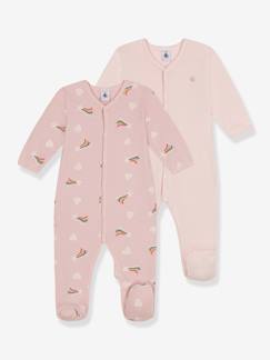 Babymode-Strampler & Schlafanzüge-2er-Pack Baby Strampler aus Ripp PETIT BATEAU