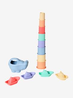 Babyartikel-3er-Set Baby Badewannenspielzeug mit Turm