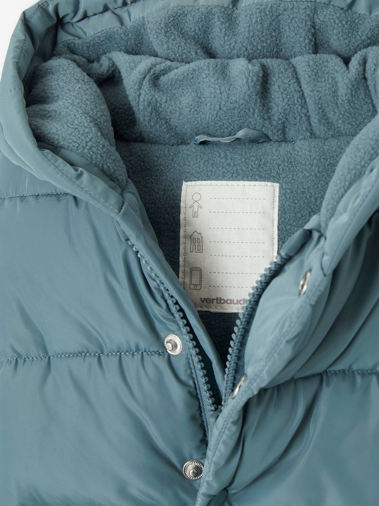 Thumbnail - Baby Kapuzen-Steppjacke mit Fleecefutter & Recycling-Polyester