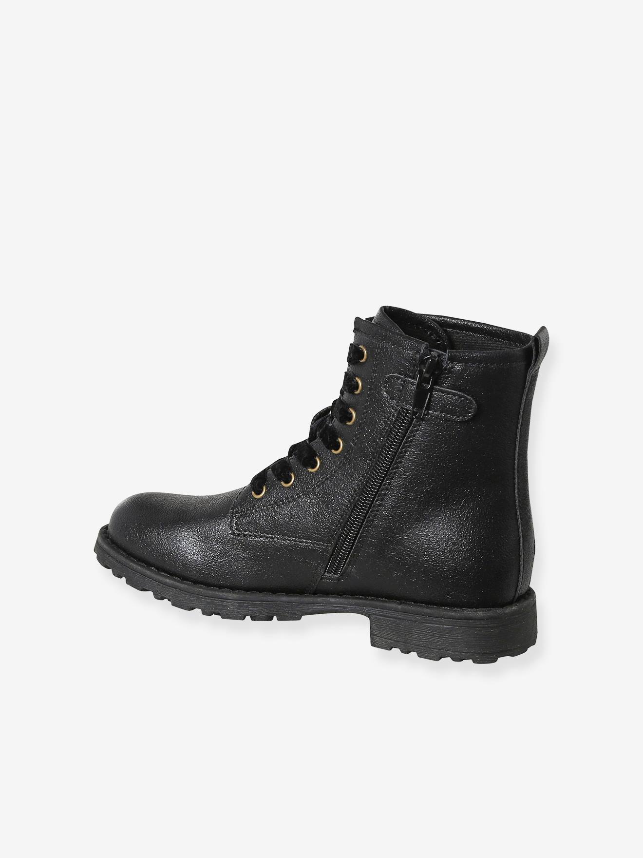 Thumbnail - Mädchen Schnürboots mit Reißverschluss