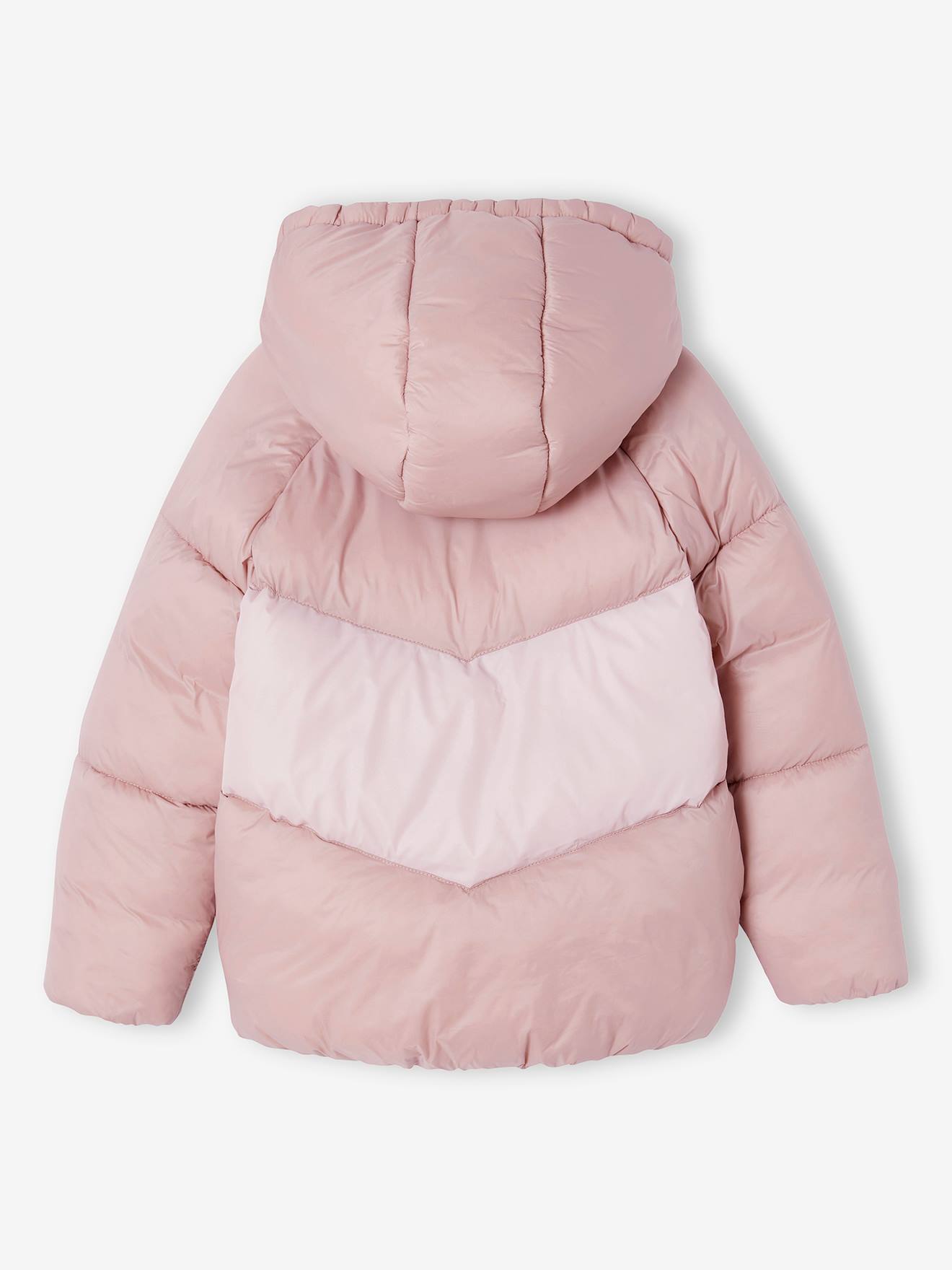 Thumbnail - Mädchen Kapuzen-Steppjacke mit Recycling-Polyester