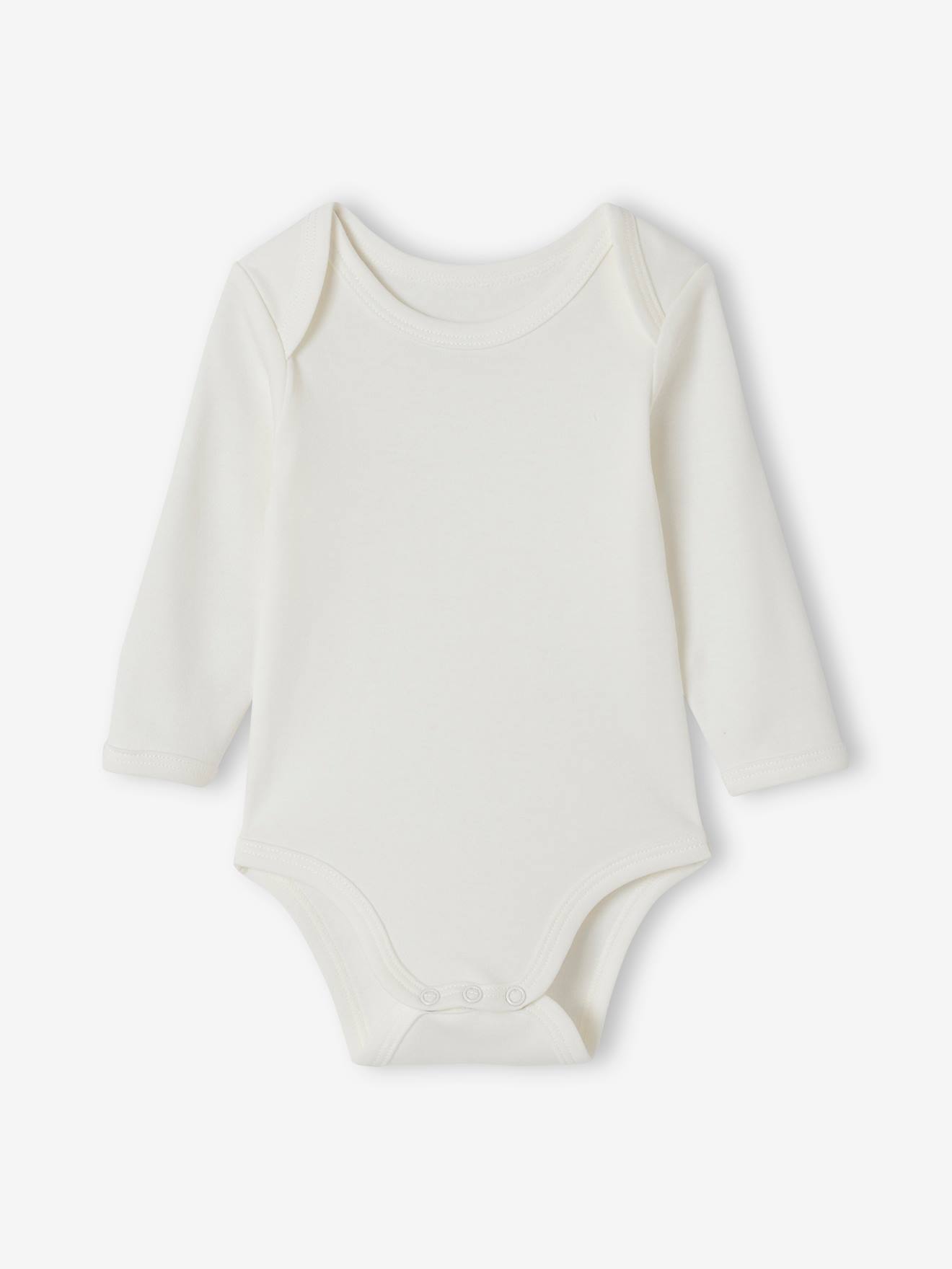 Thumbnail - 5er-Pack Baby Langarm-Bodys in Schlupfform
