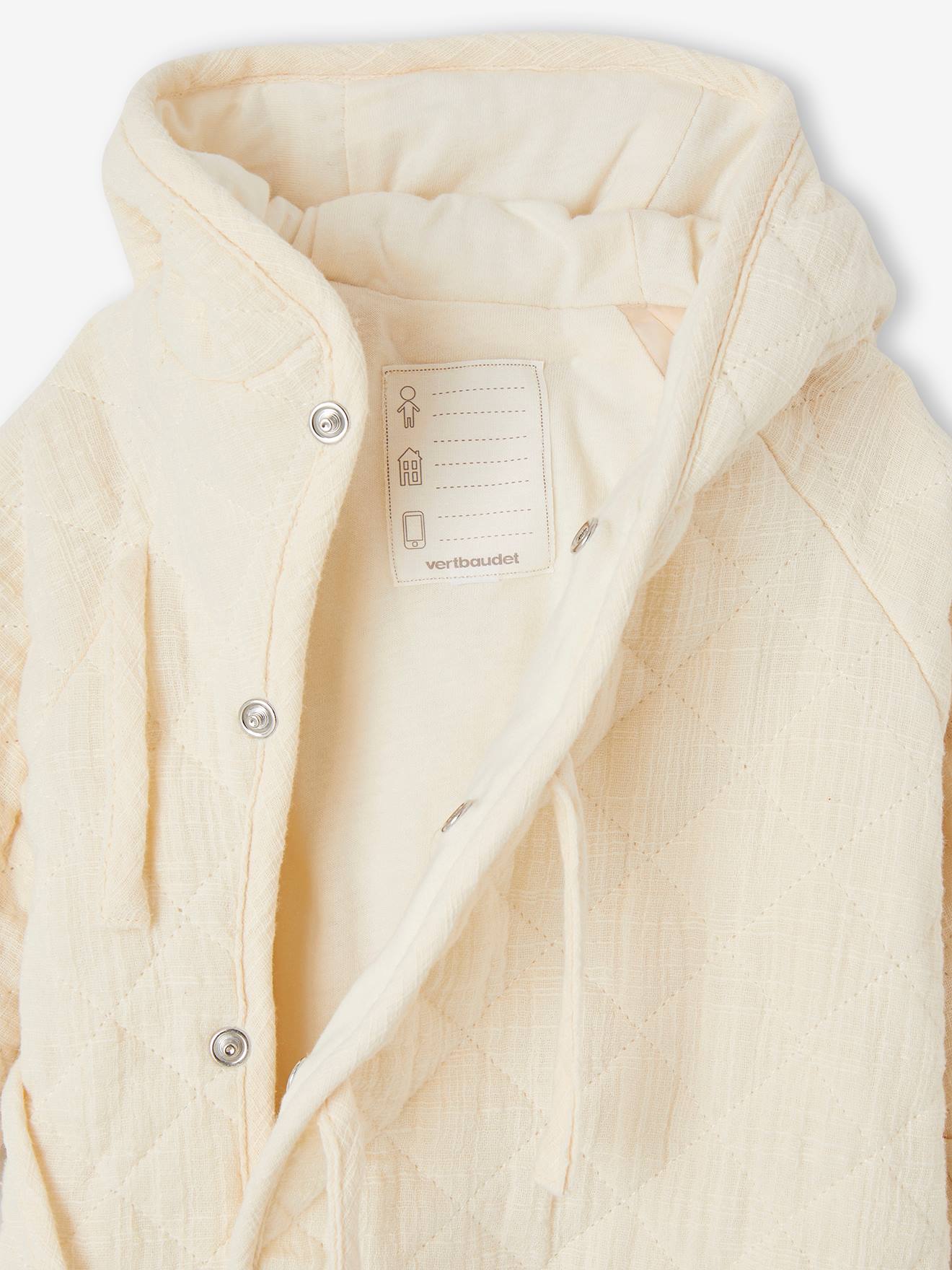 Thumbnail - Baby Winter-Overall aus Musselin mit Recycling-Polyester