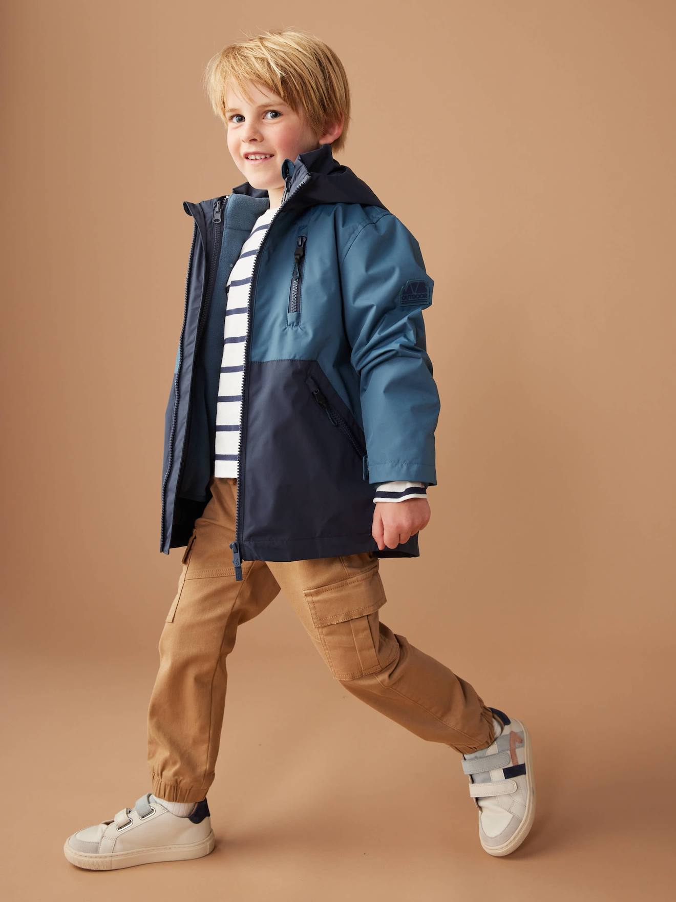 Thumbnail - Jungen 3-in-1-Jacke mit Fleecejacke