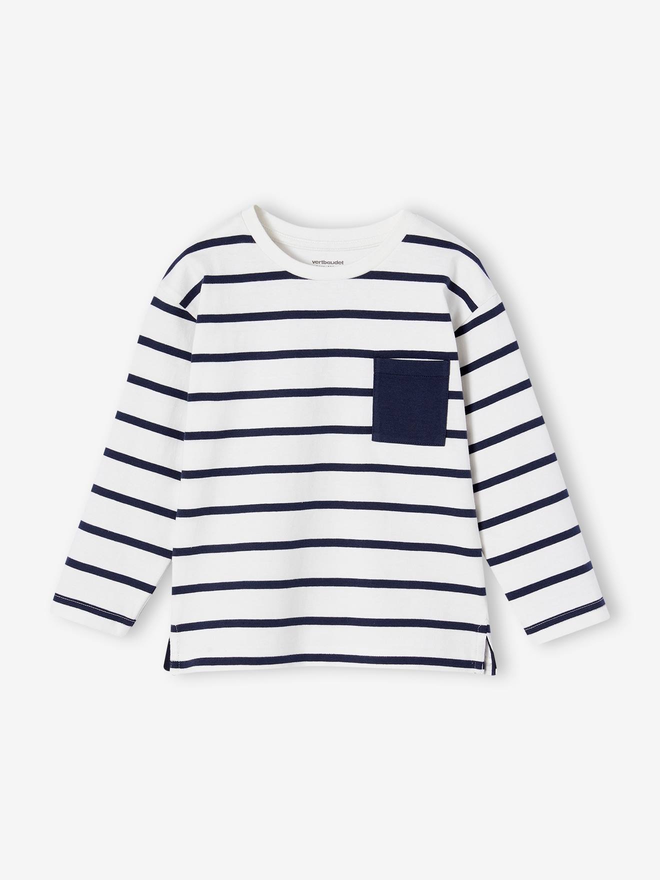 Jungen Langarm-Ringelshirt