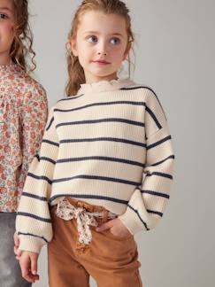 Maedchenkleidung-Pullover, Strickjacken & Sweatshirts-Mädchen Pullover mit Volantkragen, Capsule Collection MAMA, TOCHTER & BABY Oeko-Tex