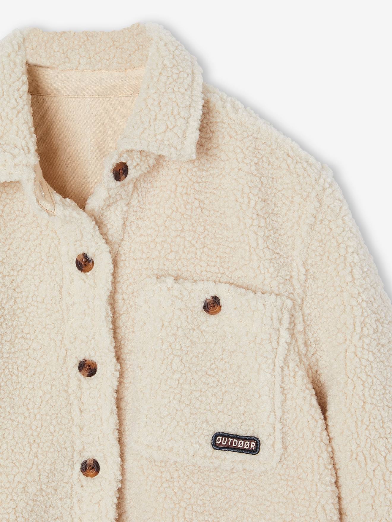 Thumbnail - Jungen Overshirt aus Teddyfleece