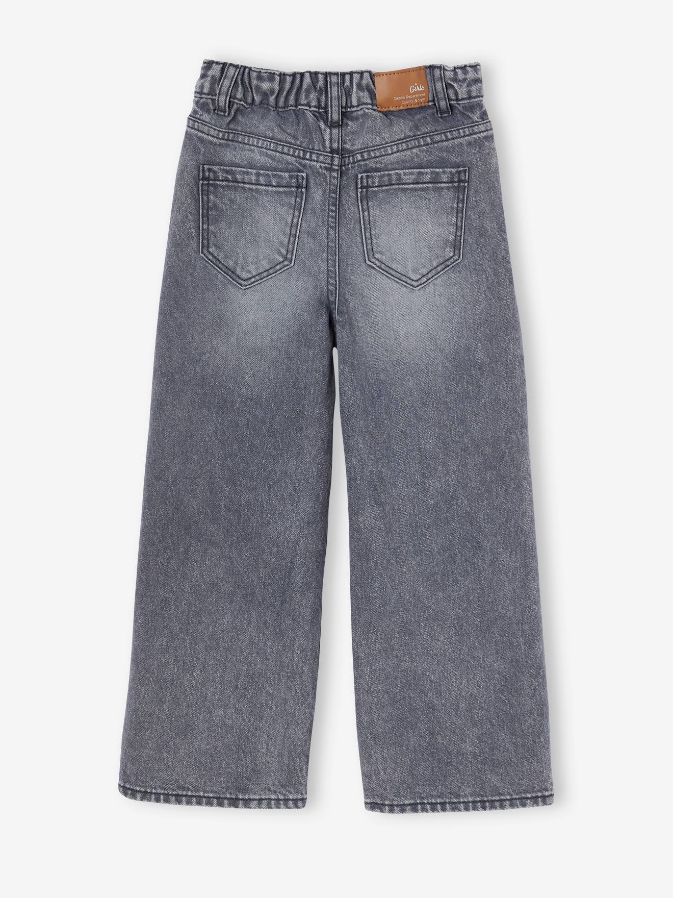 Thumbnail - Weite Mädchen Jeans mit Dehnbund
