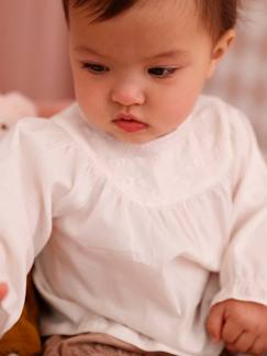 Baby Bluse mit Blumenstickerei  [numero-image]