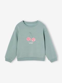 Maedchenkleidung-Pullover, Strickjacken & Sweatshirts-Mädchen Sweatshirt mit Print Basics Oeko-Tex