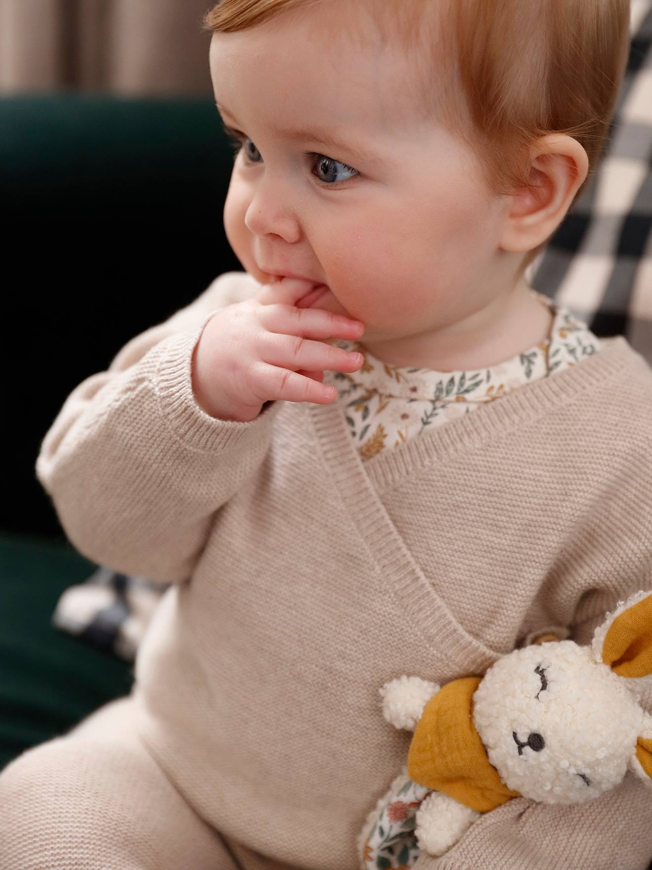 Baby Wickeljacke aus Strick