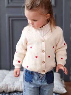 Babymode-Pullover, Strickjacken & Sweatshirts-Strickjacken-Mädchen Baby Strickjacke Oeko-Tex