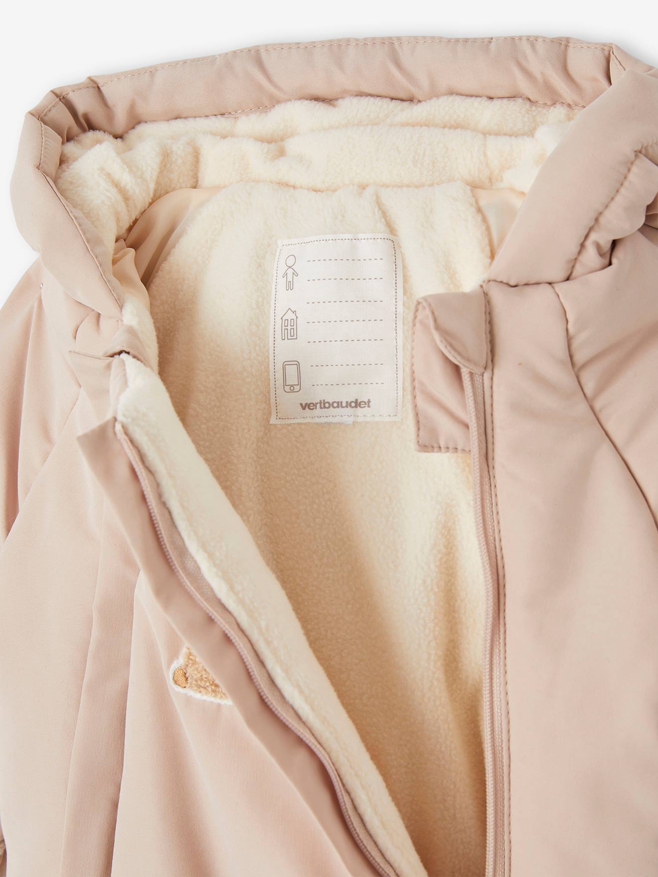 Thumbnail - Baby Winter-Overall mit Fleecefutter