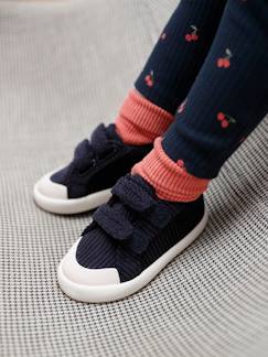 Kinderschuhe-Baby Klett-Sneakers aus Cord