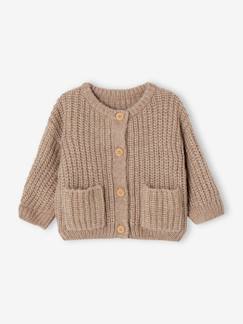 Babymode-Pullover, Strickjacken & Sweatshirts-Strickjacken-Kuschelige Baby Strickjacke Oeko-Tex