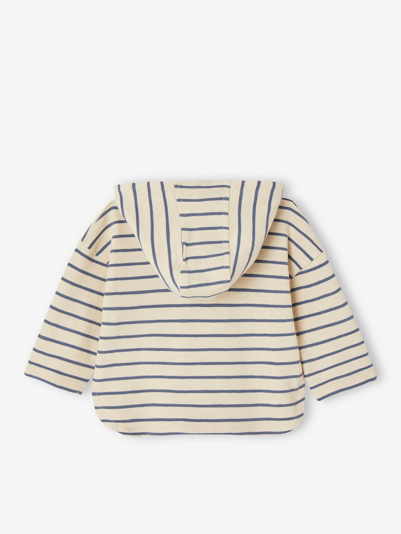Thumbnail - Jungen Baby Kapuzenshirt sandfarben