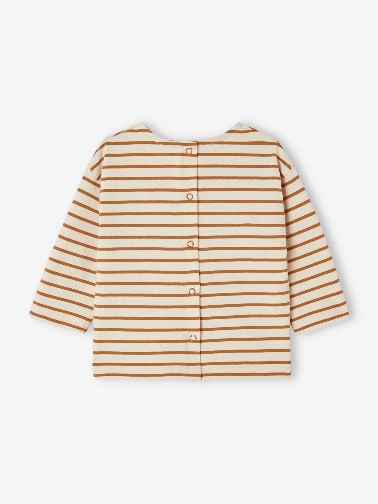 Thumbnail - Baby Ringelshirt pekannuss