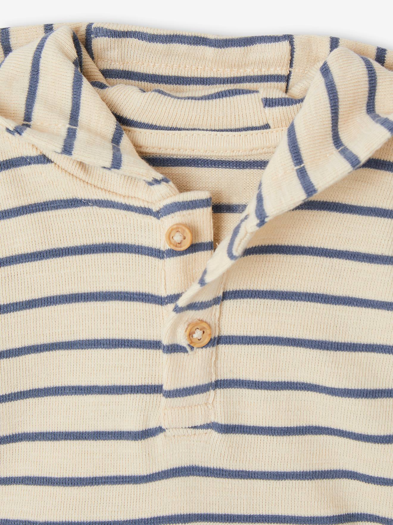 Thumbnail - Jungen Baby Kapuzenshirt sandfarben