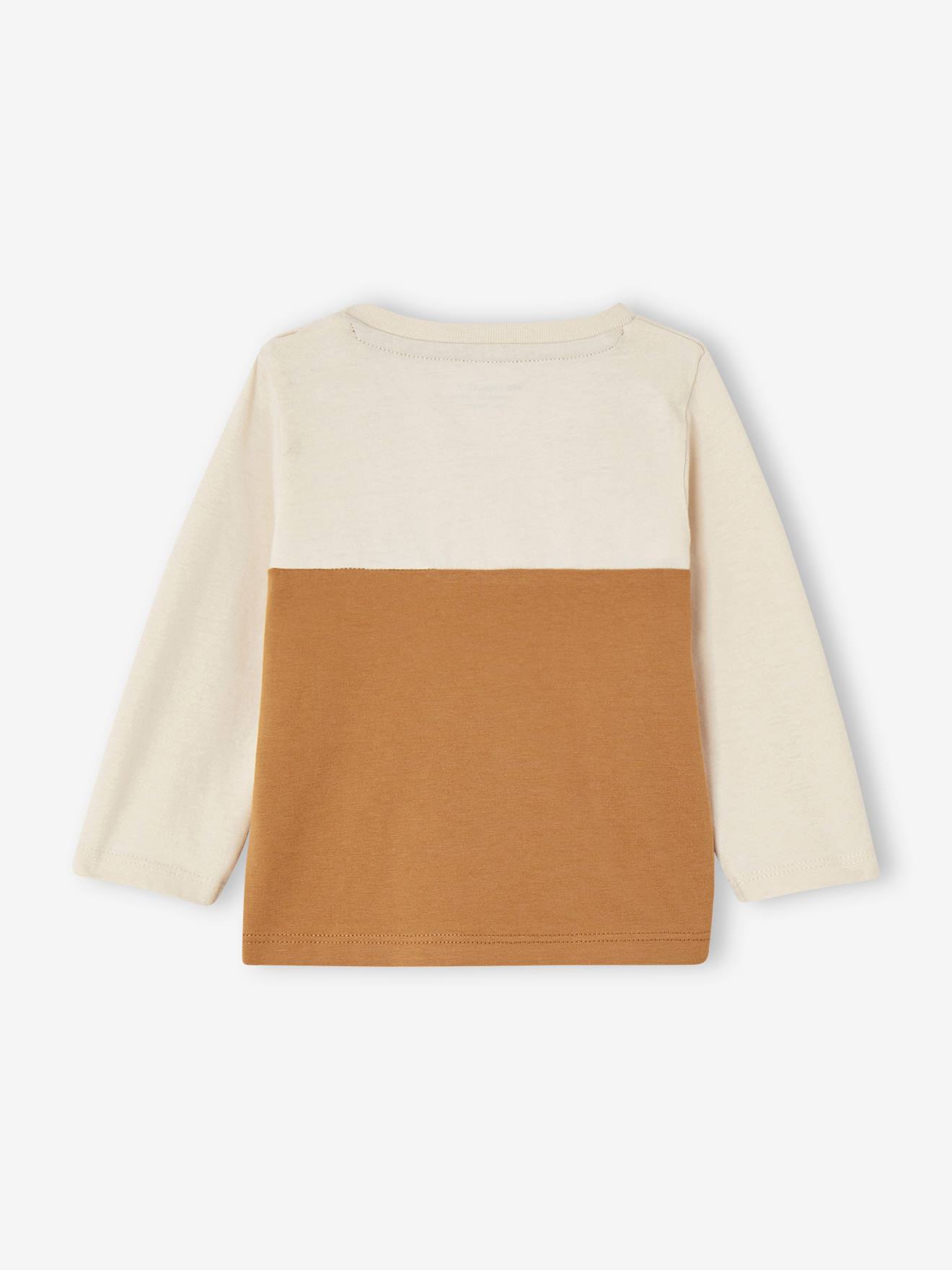 Thumbnail - Baby Colorblock-Shirt aus Bio-Baumwolle