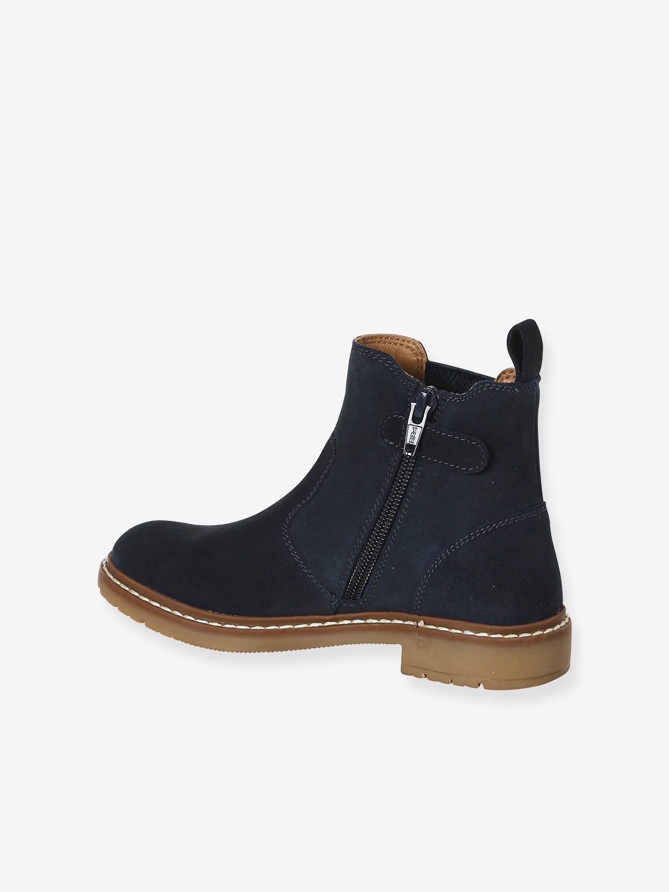 Thumbnail - Jungen Chelsea-Boots aus Spaltleder