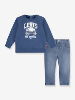 Babymode-Baby-Set: Sweatshirt & Jeans LVB Mountain Crew & pant Levi's