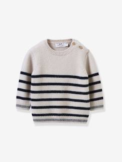 Baby Pullover mit Streifenmuster CYRILLUS  [numero-image]