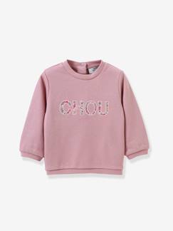 Baby Sweatshirt mit Liberty-Schriftzug CHOU CYRILLUS  [numero-image]