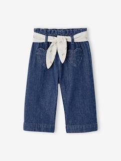 Babymode-Weite Baby Jeans mit Stoffgürtel