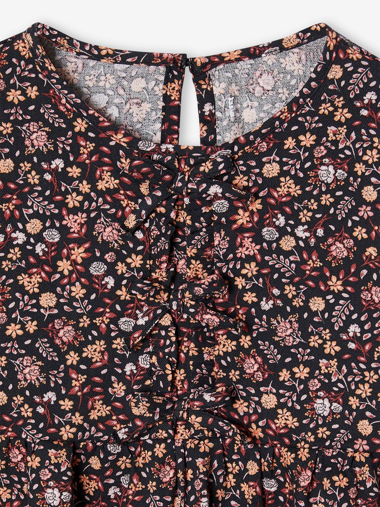 Thumbnail - Mädchen Bluse mit Blumenmuster