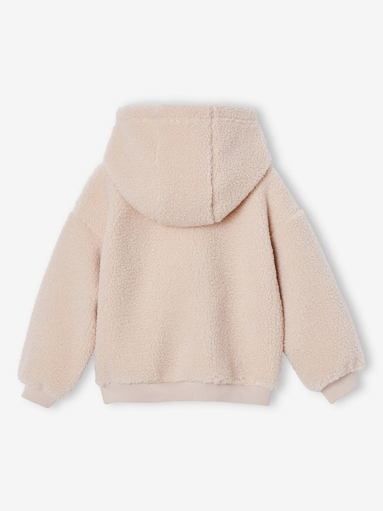 Thumbnail - Mädchen Kapuzenpullover aus Teddyfleece