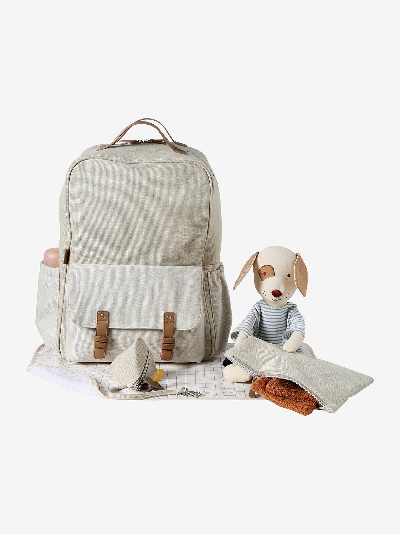 Vertbaudet Wickelrucksack Bergen Wollweiß Einheitsgröße