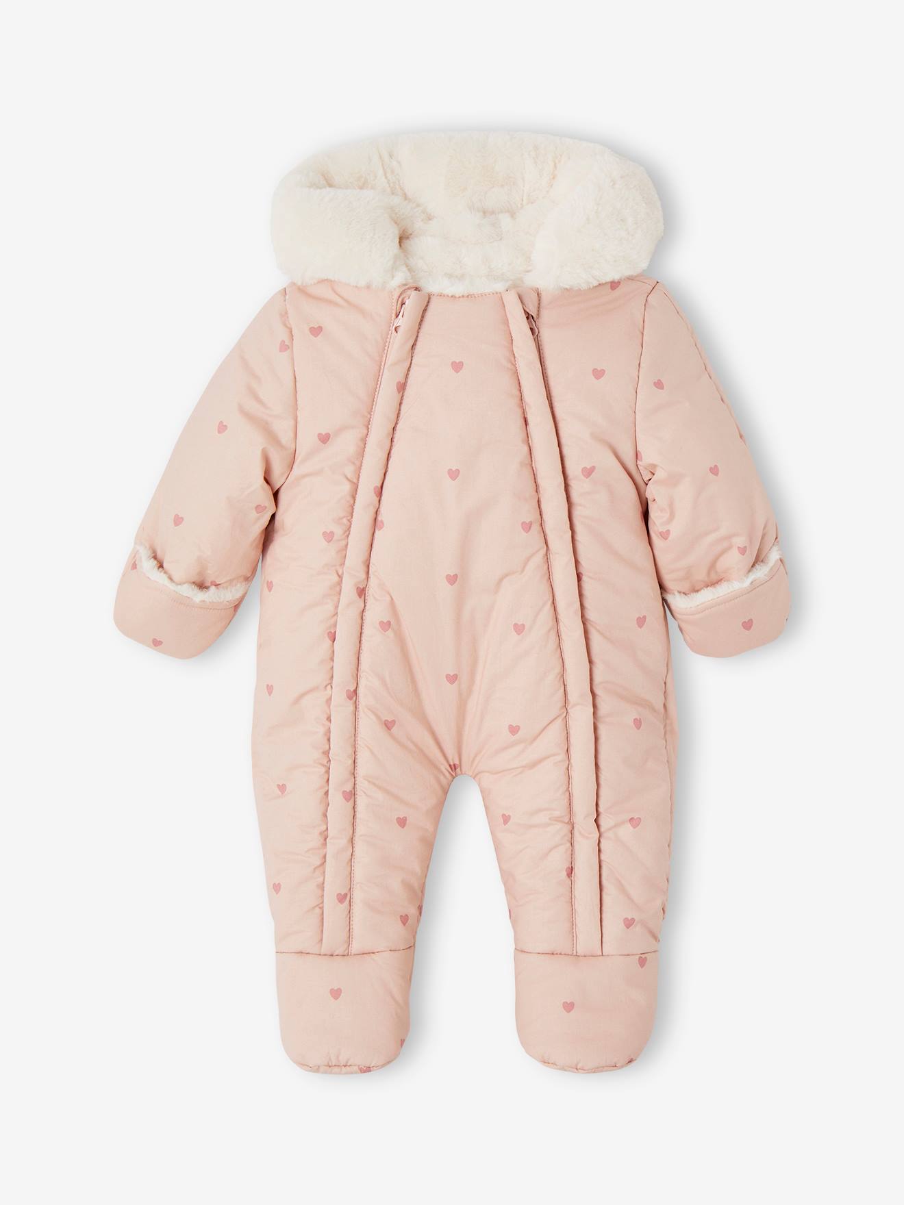 Baby Winter-Overall mit Herzen