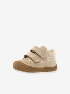 Kinderschuhe-Baby Lauflernschuhe mit Klett aus weichem Leder NATURINO